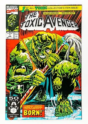 Buy The Toxic Avenger #1 (1991 Marvel) 1st App & Origin Of Toxic Avenger! Unread NM- • 37.84£