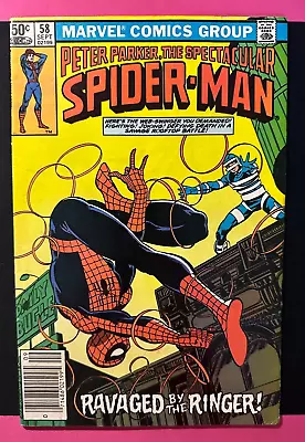 Buy The Spectacular Spider-Man #58 - Sep 1981 Newsstand Marvel Comics • 3.18£