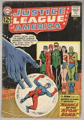 Buy Justice League Of America #14 September 1962 G/VG Atom Joins • 33.07£