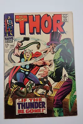 Buy Thor #146 Origins Of The Inhumans Silver Age Marvel Comics 1967 G+/VG • 31.55£