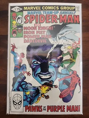 Buy Marvel Team-Up Annual #4  (Marvel, 1981) Spider-Man, Moon Knight, Daredevil... • 6.41£