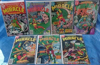 Buy DC Comics Mister Miracle Lot #15 19 20 21 23 24 25 1970's Super Escape Artist • 53.30£