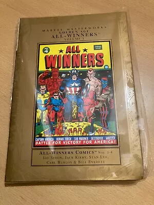 Buy All Winners Volume 1 (Golden Age)- Marvel Masterworks - OOP 1st Print Hardcover • 35£