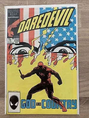 Buy Marvel Comics Daredevil #232 1st App Nuke Key  1986 • 14.99£
