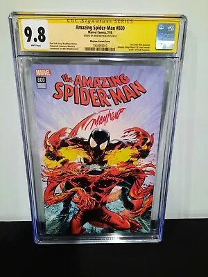Buy Signed Amazing Spider-Man #800 CGC SS 9.8 (2018) Mayhew Variant - ASM 238 Swipe • 301.60£