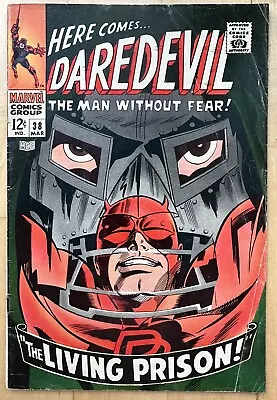 Buy Daredevil #38 Marvel 1968 Silver Age Dr. Doom Cover Stan Lee VG • 27.79£