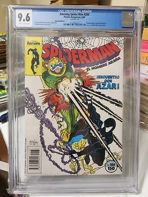 Buy Amazing Spider-Man #298 CGC 9.6 Spain Edition 1st Cover McFarlane On ASM Venom • 173.93£