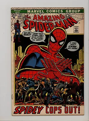 Buy Amazing Spider-Man 112 VG/F Classic Romita Cover Picture Frame 1972 • 16.58£