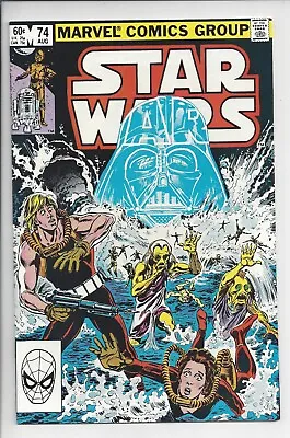Buy Star Wars #74 NM (9.2) 1983 - Black Darth Vader Cover • 15.99£