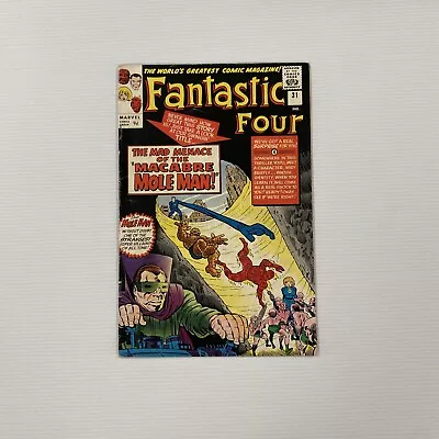 Buy Fantastic Four #31 1964 FN- Pence Copy 1st Appearance Of Dr. Franklin Storm • 90£