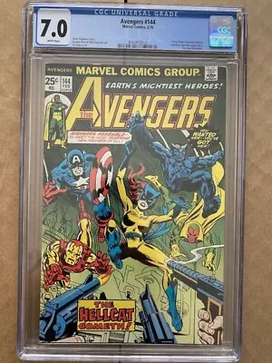 Buy Avengers #144 1976 CGC 7.0 Patsy Walker 1st  Hellcat Marvel Comics Key Issue  • 99.99£