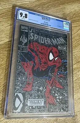 Buy Spiderman 1 Cgc 9.8 Silver Todd Mcfarlane Old Comic Book Vintage Marvel Variant • 78.82£