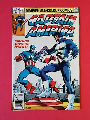 Buy Marvel Comics Captain America Issue 241 Punisher Appears  • 45£