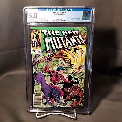 Buy NEW MUTANTS #16 Marvel 1984 CGC 5.0 | 1st Appearance Of Thunderbird • 16.53£