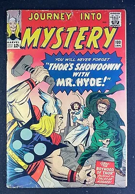 Buy Journey Into Mystery (1952) #100 VG (4.0) Mister Hyde App Jack Kirby Don Heck • 79.05£