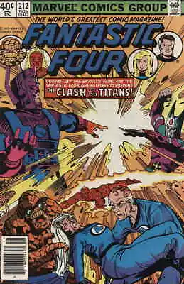 Buy Fantastic Four (Vol. 1) #212 (Newsstand) FN; Marvel | Galactus Vs Sphinx John By • 7.87£