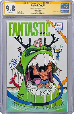 Buy Fantastic Four #1 Marvel Comics Exclusive CGC SS 9.8 NM/MINT Signed Duarte • 90.88£