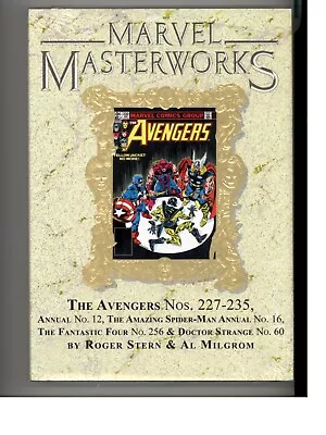 Buy Marvel Masterworks Vol 324 Avengers Nos. 227-235 Hardcover NEW Sealed • 37.94£