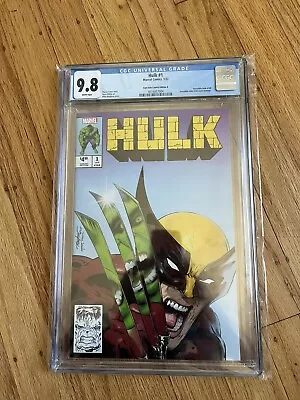Buy Hulk 1 Cgc 9.8 Mayhew Mcfarlane Homage 340 Wolverine East Side Comics Variant A • 78.08£