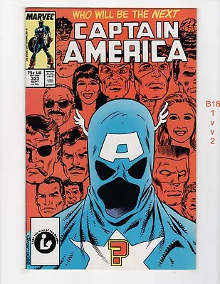 Buy Captain America #333 1st John Walker As Cap VF 1968 Marvel B1812 • 12.15£