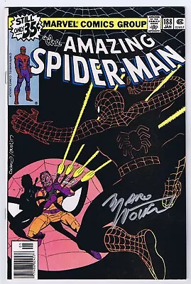 Buy Amazing Spider-Man #188 VF/NM Signed W/COA Marv Wolfman 1979 Marvel • 47.01£