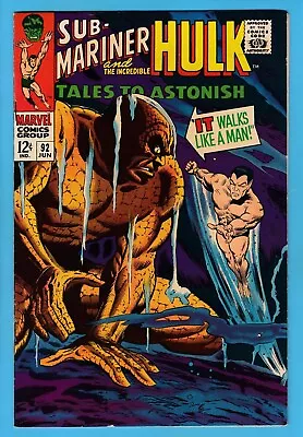 Buy TALES TO ASTONISH # 92 VFN 8.0 1st SILVER SURFER X-OVER OUTSIDE Of FF_CENTS_1967 • 7.50£