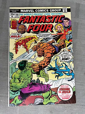 Buy Fantastic Four Volume 1 No.166 1976 In Very Good Condition / Very Fine • 40.03£