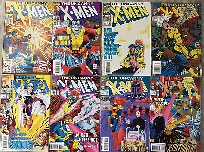 Buy The Uncanny X-Men 301-303,305,307,308,310 Marvel 1993/94 Comic Books • 15.80£