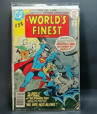 Buy WORLD's FINEST #243 Superman Batman (1977 DC Comics) LOW GRADE Book • 4.73£