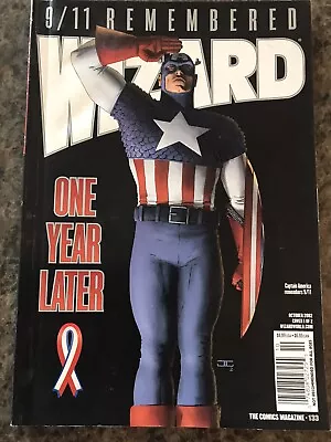 Buy Wizard #133 Comics Magazine  Captain America 9/11 Cover / Oct 2002 / Good • 7.50£