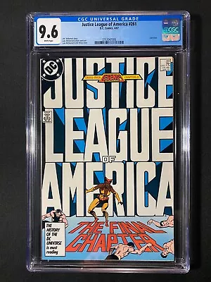 Buy Justice League Of America #261 CGC 9.6 (1987) - Last Issue • 55.31£