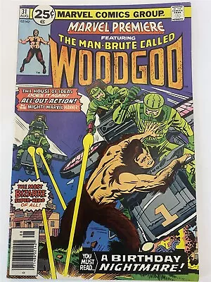 Buy MARVEL PREMIERE #31 Woodgod Marvel Comics Cents 1975 FN/VF • 4.95£