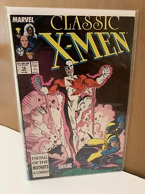 Buy Classic X-Men 16 🔥1987 Uncanny X-Men 109🔥Wolverine ART ADAMS🔥Comics🔥VF+ • 3.94£