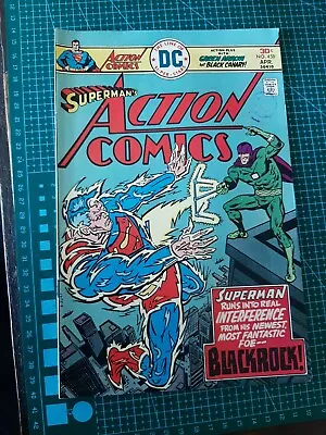 Buy Action Comics. No.458.  Vintage 1976.  Dc Comics. Vfn+ • 8£