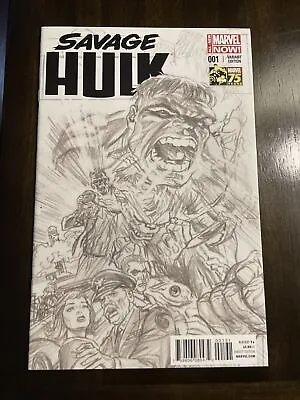 Buy Savage Hulk #1 1:300 Ross Sketch Variant Marvel Comics Nm • 59.96£