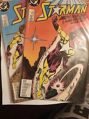 Buy STARMAN #1 & #2 Comic , Dc Comics, Batman App ,1st App Starman Roger Stern: Nm • 1.99£