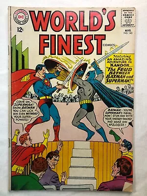 Buy World's Finest Comics 143 August 1964 Vintage Silver Age DC Superman Batman • 51.97£