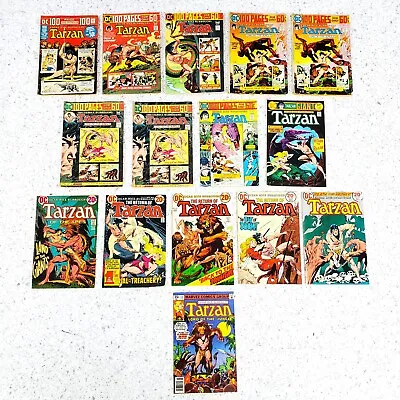 Buy [LOT OF 16] Vintage DC Marvel Comics Tarzan Jungle Comic Books 1970s #211-238 • 56.02£