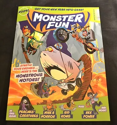 Buy UK Comic MONSTER FUN Issue 15 January 3rd 2024 Monstrous Motors! • 8£