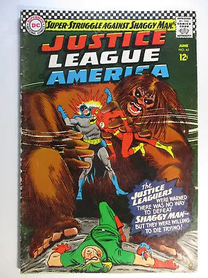 Buy Justice League Of America #45, Shaggy Man, VG+, 4.5, White Pages • 13.80£