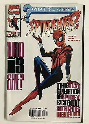 Buy 🔥 What If...? #105 ~ 1998 Marvel ~ 🔑 1st App Of Spider-girl ~ Beautiful Nm-  • 199.08£