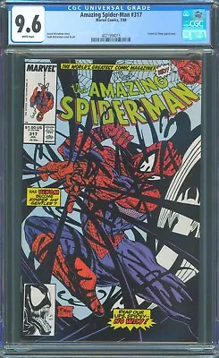 Buy Amazing Spider-man #317 Cgc 9.6 White Pages Venom & Thing Appearance • 88.07£