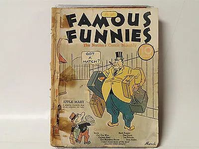 Buy FAMOUS FUNNIES #20 March 1936 FR (No Back Cover) Golden Age Comic 1st Apple Mary • 59.90£