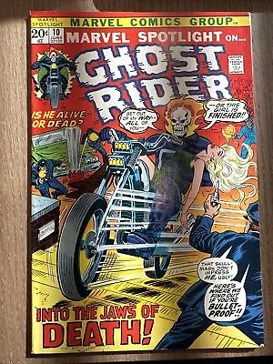 Buy Marvel Spotlight #10 Ghost Rider Johnny Blaze 1973- 1st App. Of Witch Woman!🔥🔥 • 39.57£
