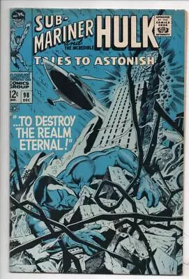 Buy TALES To ASTONISH #98, FN, Hulk, Sub-Mariner, 1959, More TTA In Store • 26.08£