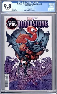 Buy Death Of Doctor Strange: Bloodstone #1  Maria Wolf Variant 1st Lyra  CGC 9.8 • 40.36£