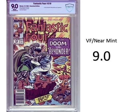 Buy Fantastic Four #319 NS - Key & Origin Of The Beyonder! CBCS 9.0 - Brand New Slab • 59.16£