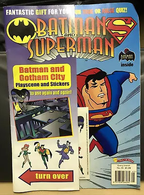 Buy Batman And Superman Magazine Nr.45 Redan Co. Ltd 1994 With Comics, Games Puzzles • 9.49£
