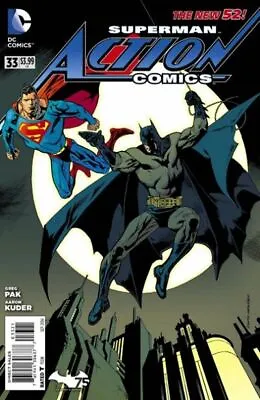 Buy Action Comics Vol. 2 (2011-2016) #33 (Kevin Nowlan Batman 75th Variant) • 2.75£