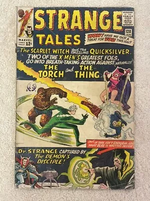 Buy Strange Tales #128 (RAW 4.5 - MARVEL 1965) 1st Eye Of Agamotto • 59.96£
